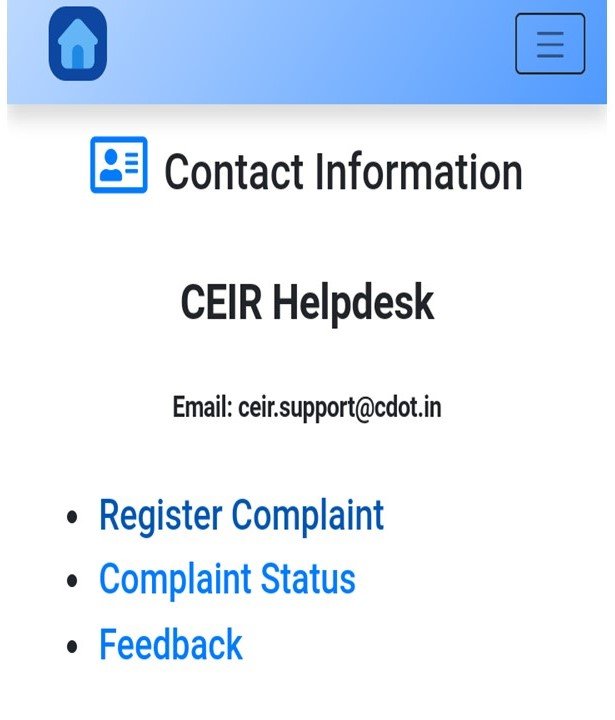 CEIR Portal screenshot 13