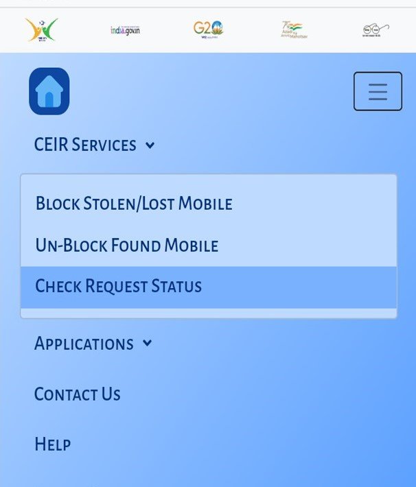 CEIR Portal screenshot 6